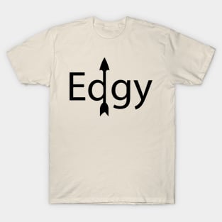 Edgy typographic artwork T-Shirt